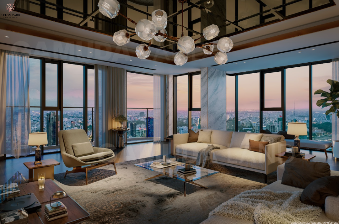 Căn Penthouse mẫu Eaton Park